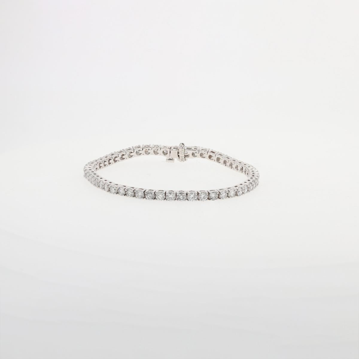 18Kt Diamond Tennis Bracelet 5.30 TTL