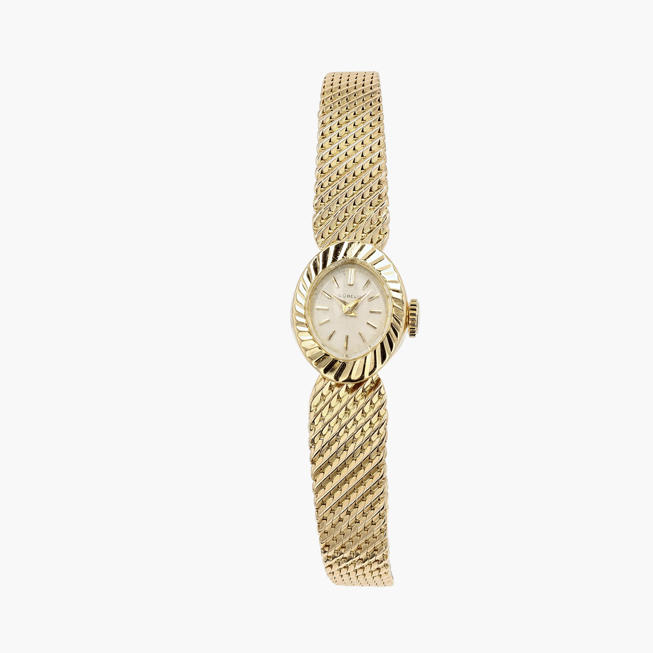 Vintage 18k Gold Gubelin Retro Ladies Watch