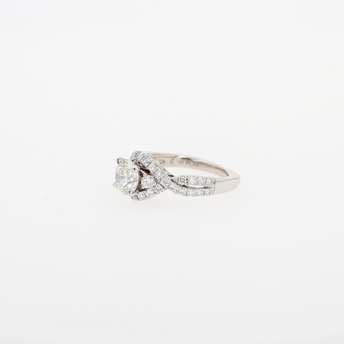 Platinum & 18Kt Gold Engagement Ring