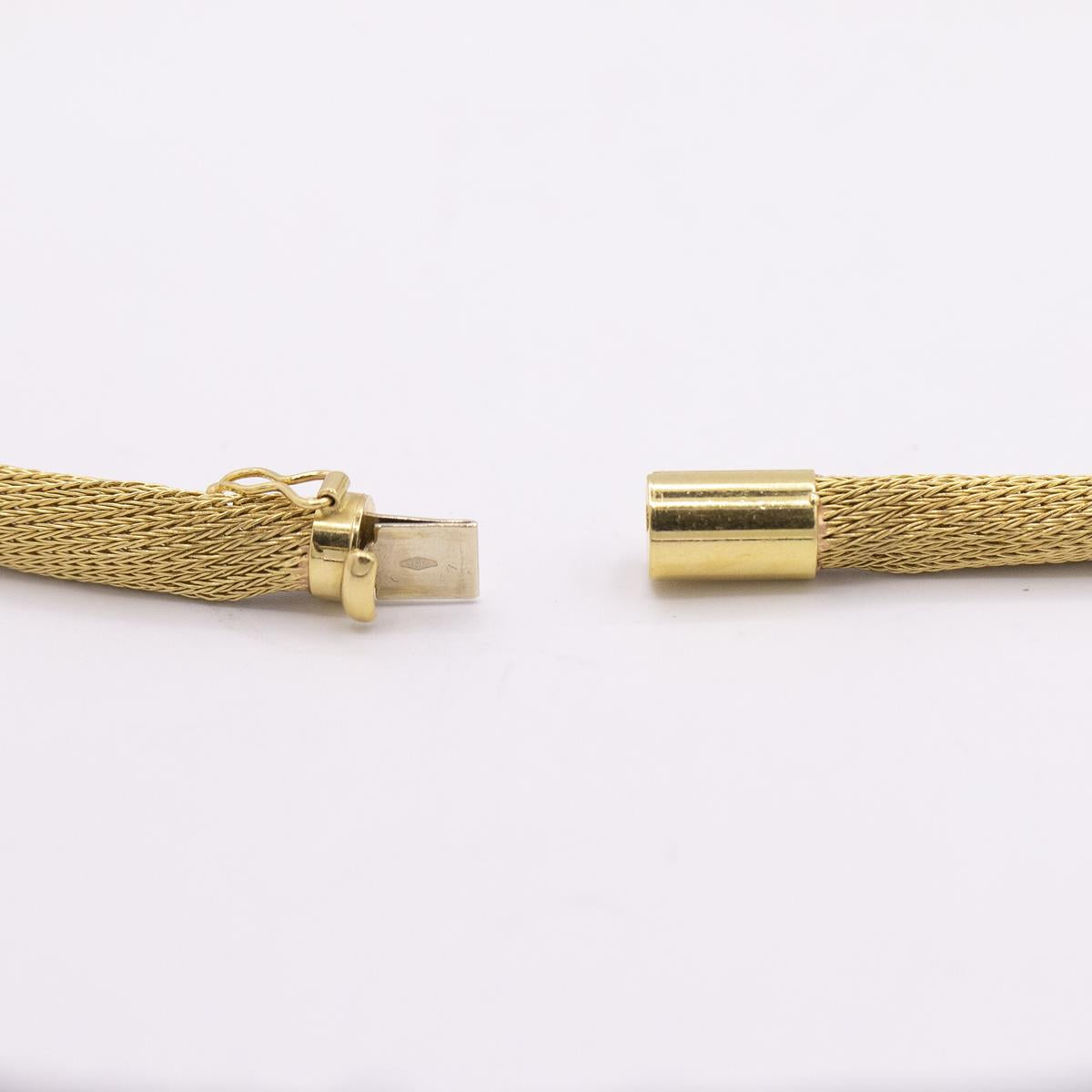 18Kt Woven Tube Necklace