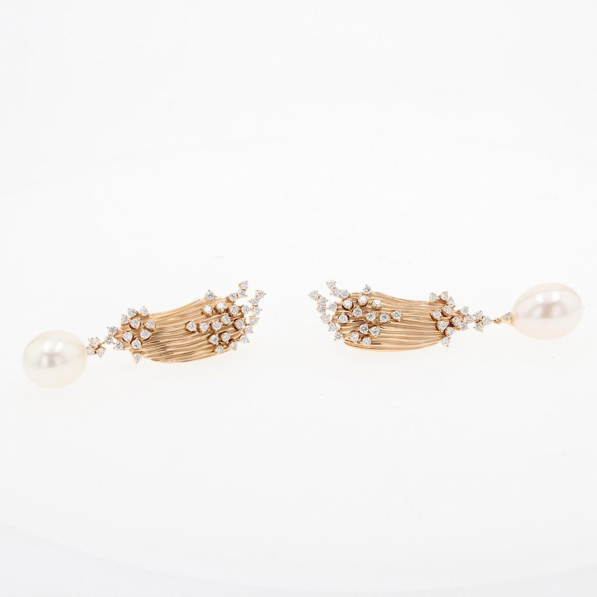 Heub Bahia Diamond & Pearl Earrings