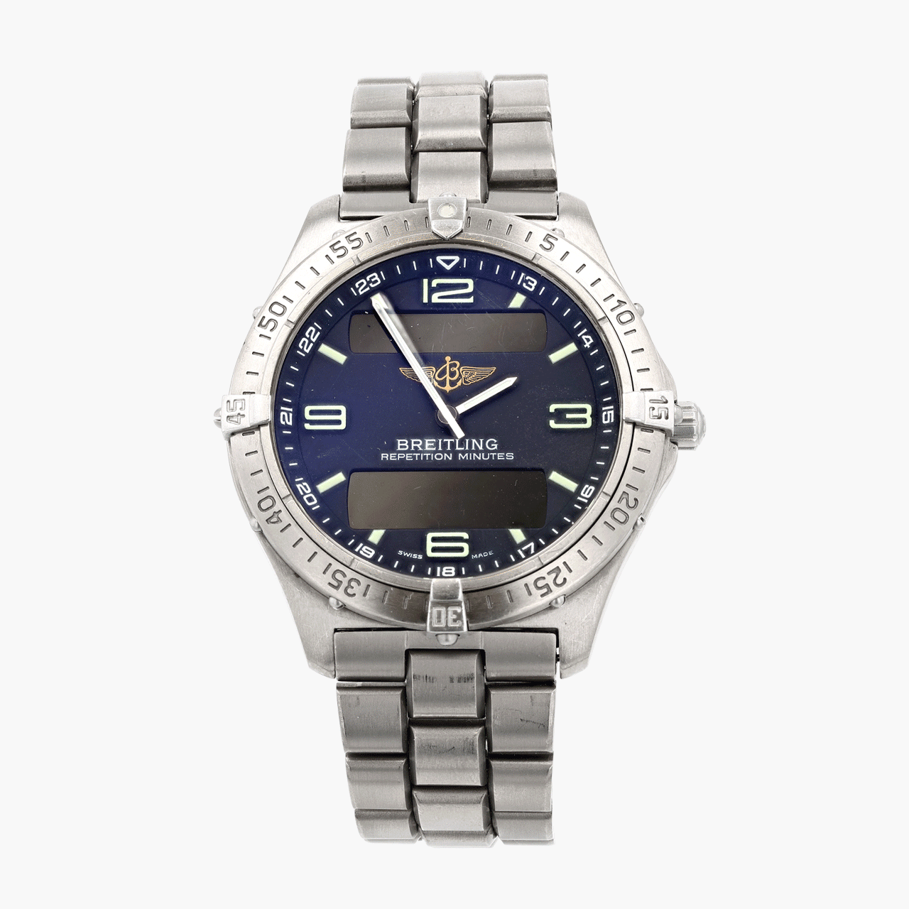 Vintage Titanium Breitling Aerospace watch 40mm
