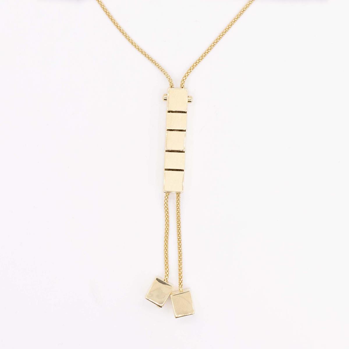 30" Gold Slide Necklace