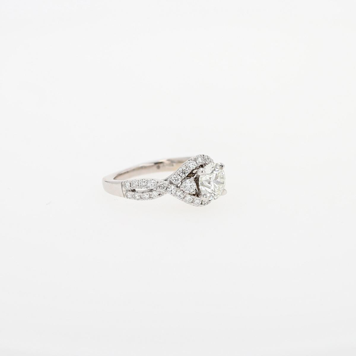 Platinum & 18Kt Gold Engagement Ring