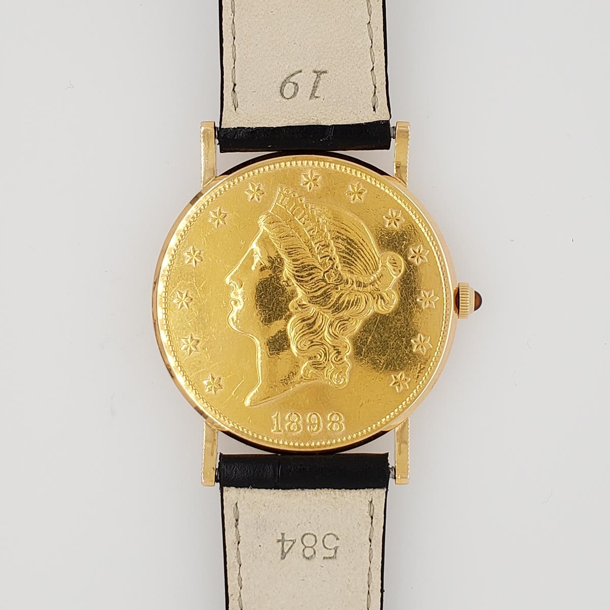 Corum $20 Gold Coin Mechanical Watch