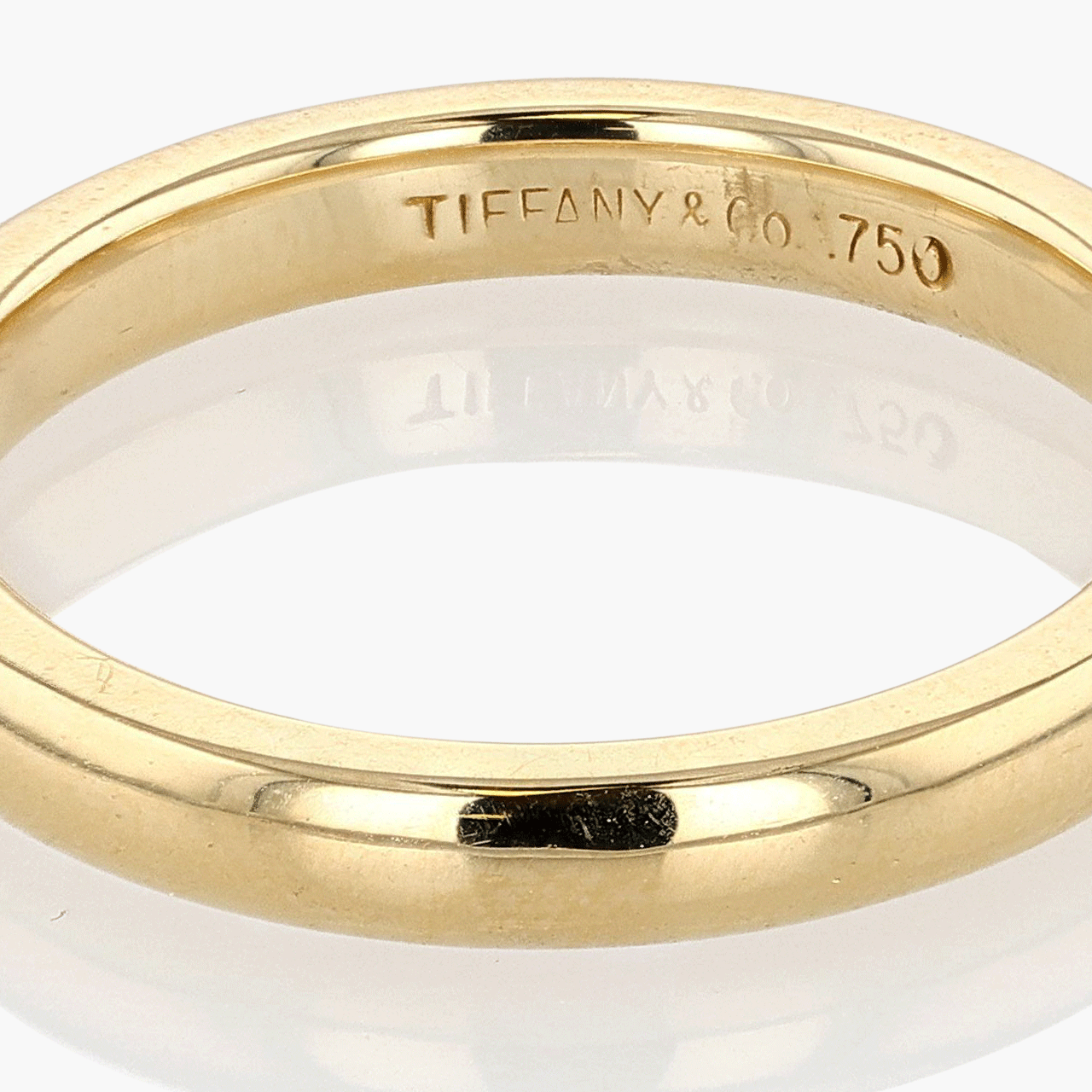 Tiffany and Co. 18k Yellow Gold 2mm Band