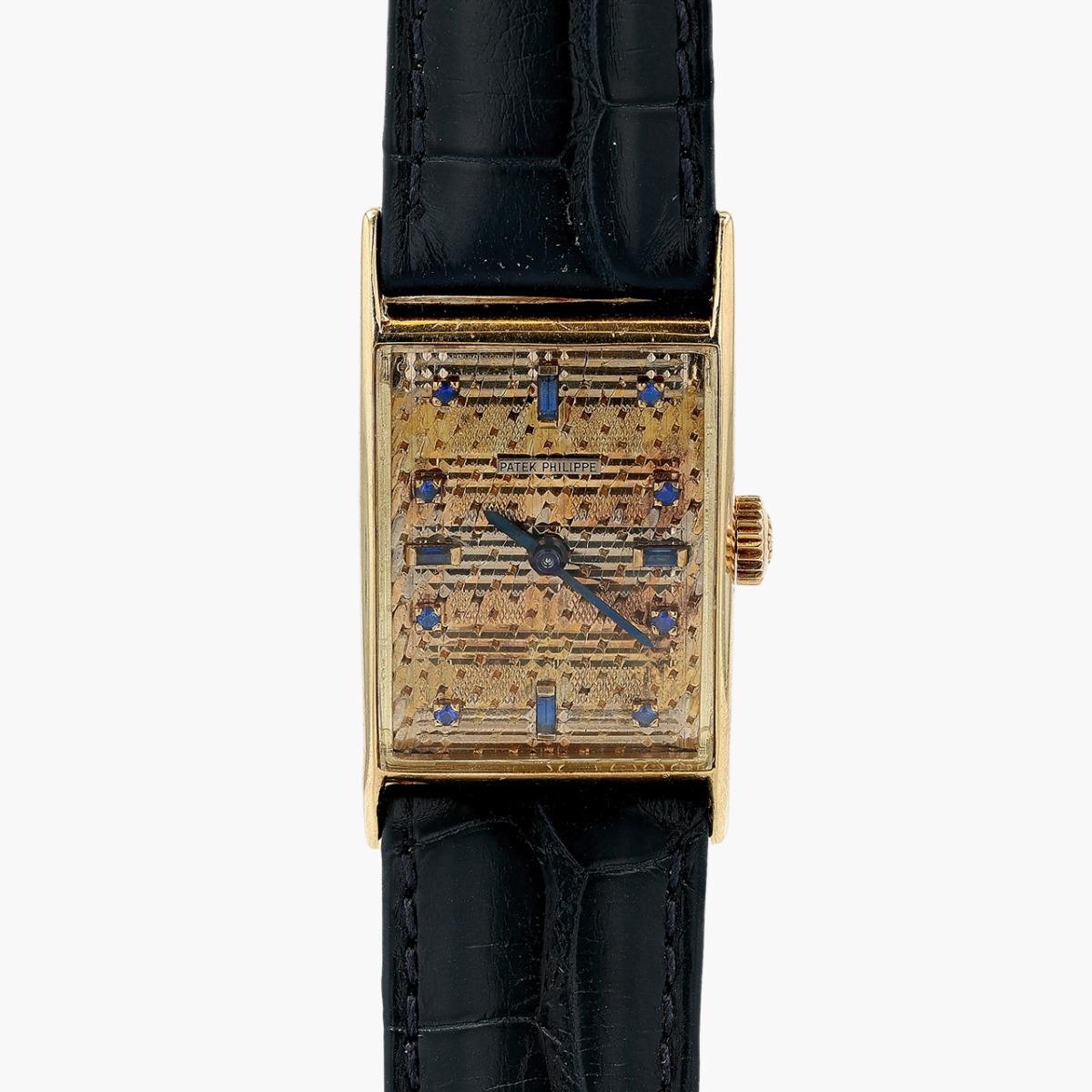 Vintage 18K Yellow Gold Manta Ray Patek Philippe Watch