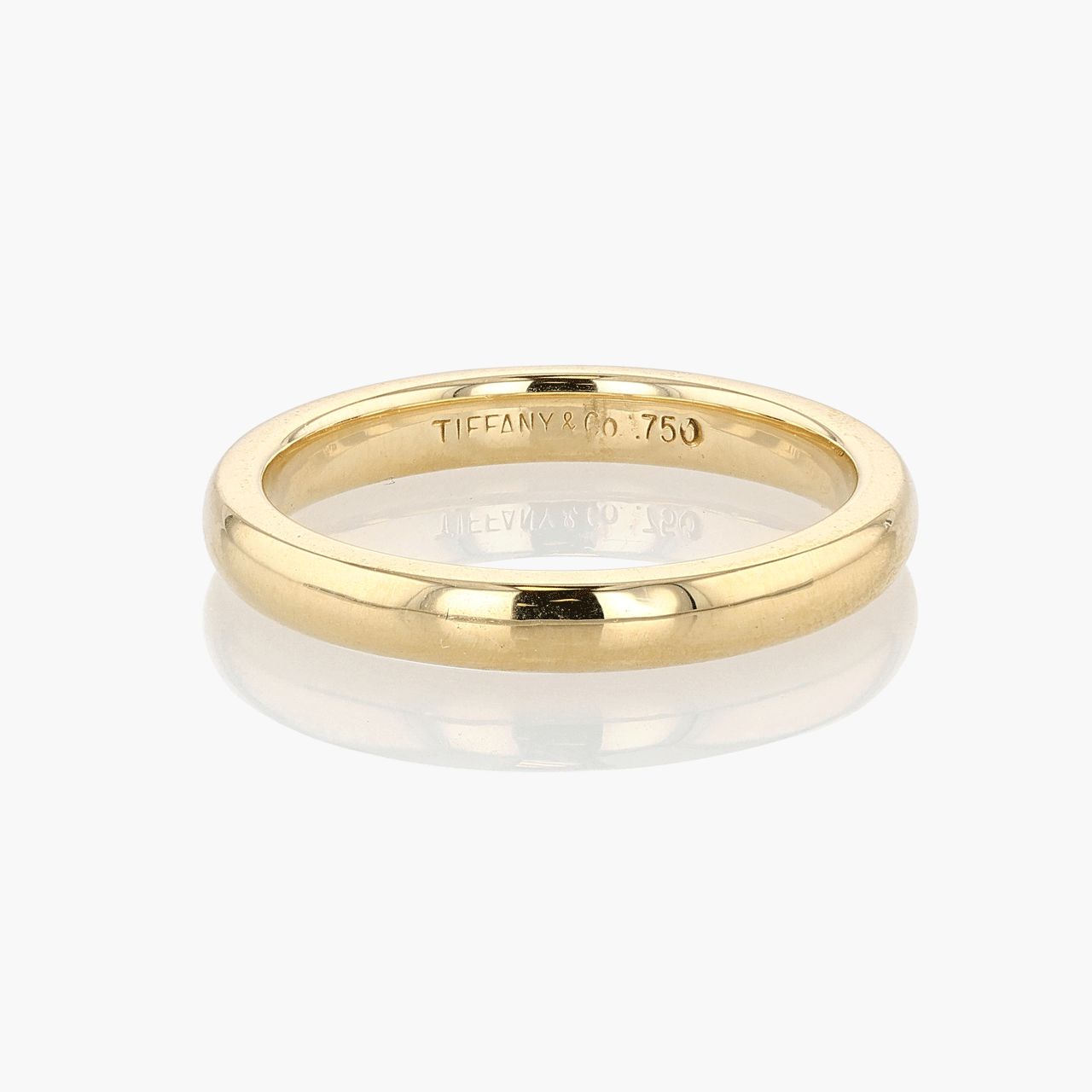 Tiffany and Co. 18k Yellow Gold 2mm Band