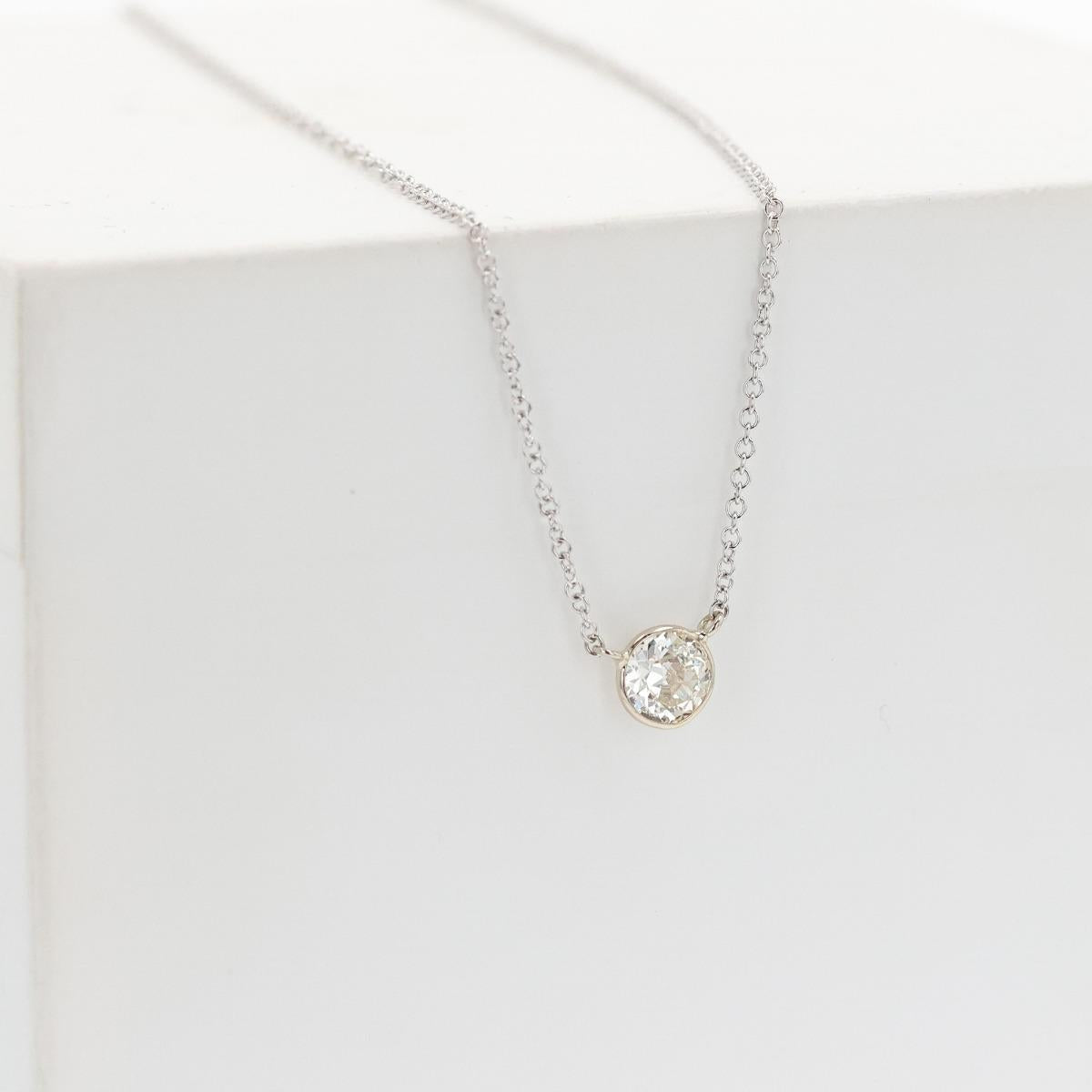 Diamond Set Pendant Necklace
