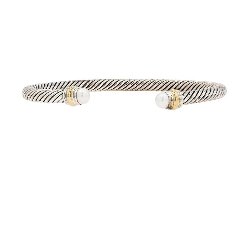 David Yurman Classic Cable 5mm with Pearl Bracelet